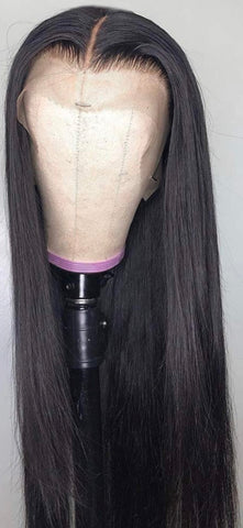 Straight lace front wig