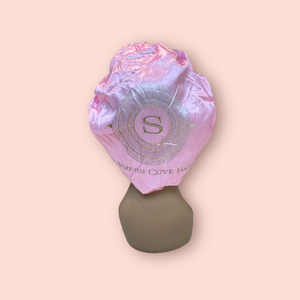 Light pink and Grey bonnet
