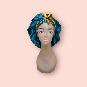 Green and Gold bonnet